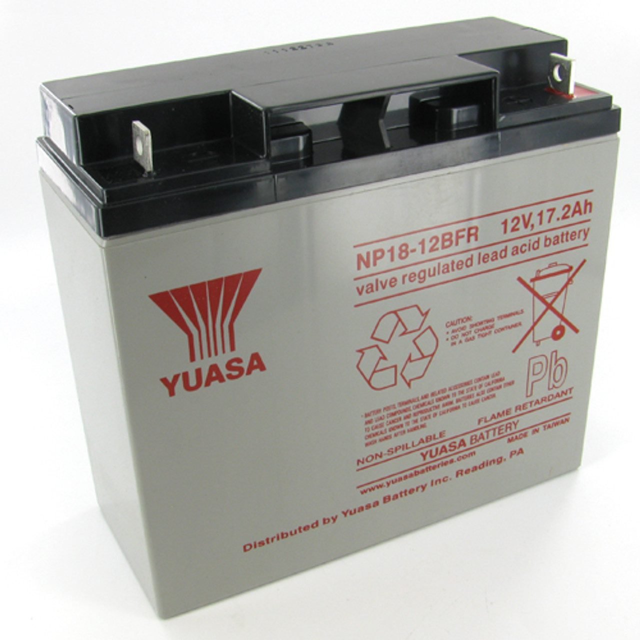 Yuasa Np Bfr V Ah Sealed Lead Acid Battery Flame Retardant