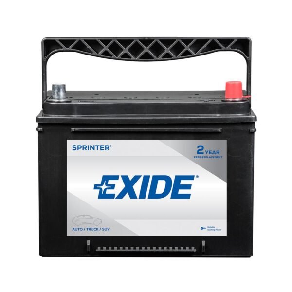 Exide SPRINTER MAX 12 volts Lead Acid 6-Cell 34 Group Size 800 Cold Cranking Amps (BCI) Auto Battery