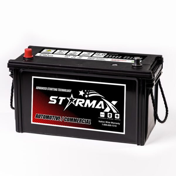 Starmax Premium N100 - 875CA, 700CCA, 180RC Commercial Truck, Bus and Equipment Battery - 12Volt