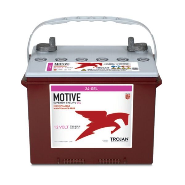 Trojan 24-GEL 12V 77Ah Deep Cycle GEL / VRLA / Non-Spillable / Maintenance-Free Battery