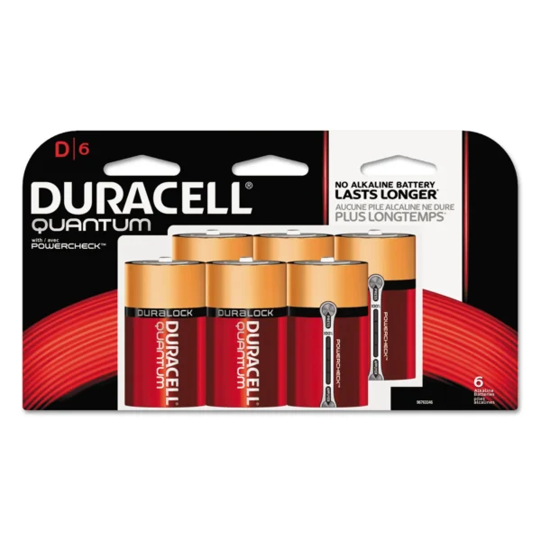 Duracell Quantum D Cell QU1300DBKD Alkaline Battery - 12Pack