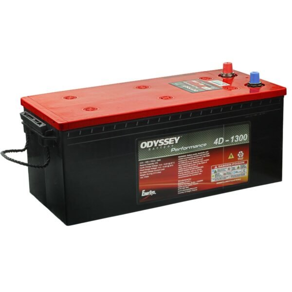 Odyssey ODP-AGM4D P4D-PC1300 Performance Series Engine Start Battery - 3 Yr Warranty / 2yr Wrty For APU/Cycling - Image 2