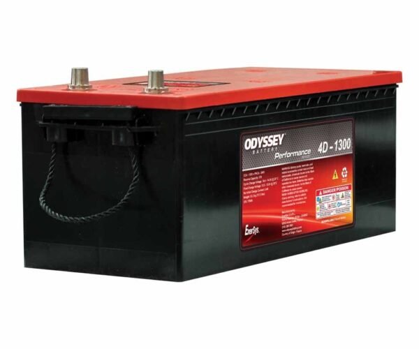 Odyssey ODP-AGM4D P4D-PC1300 Performance Series Engine Start Battery - 3 Yr Warranty / 2yr Wrty For APU/Cycling