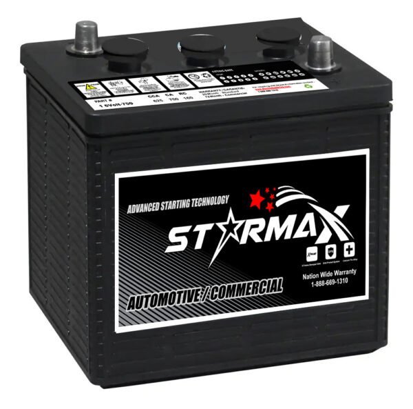 Starmax Silver Group Size 1 - 6Volt Commercial/Truck Battery, 625 CCA