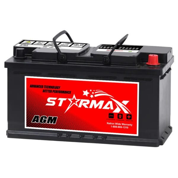 Starmax Silver Group Size 49AGM H8/LN5 Auto/Car/Truck Battery, 850 CCA