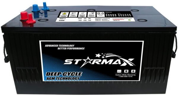 Starmax Silver Group 8D-DC Deep Cycle Marine/RV Battery 205AH @20HR Rate