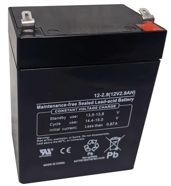 Magnavolt SLA12-2.9 12V 2.9Ah Sealed Lead Acid Battery