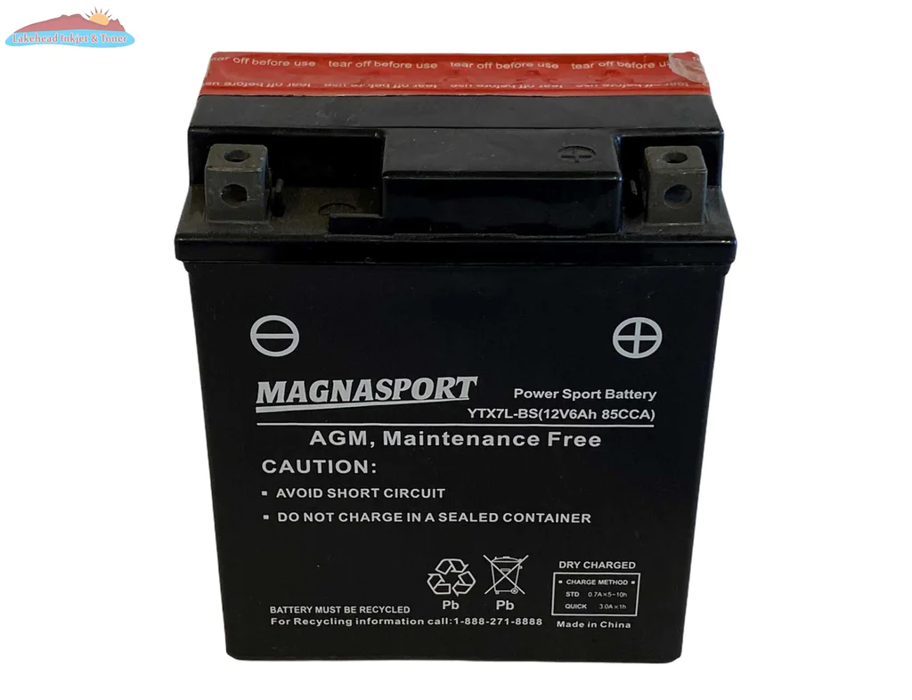 Magnasport YTX7L-BS AGM Maintenance Free Battery – 12 Volt
