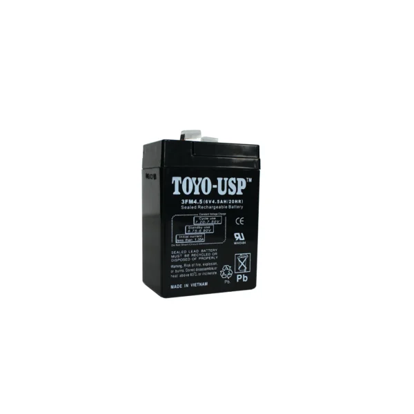 Toyo / Energy Plus 6V 4.5Ah (3FM3.4) SLA Battery With F1 Standard Terminal