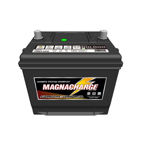 Magnacharge 70DT-550 Group 70DT, Automotive Starting Battery, 400CCA, 500CA, 70RC