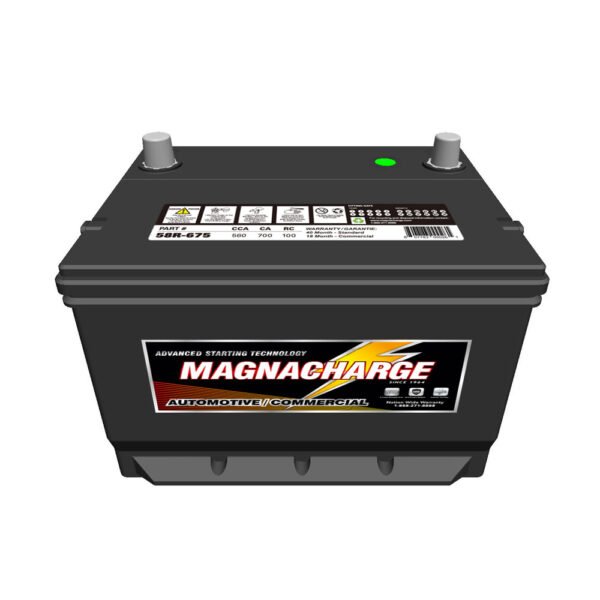 Magnacharge 58R-675 Group 58R, Automotive Starting Battery, 560CCA, 700CA, 100RC