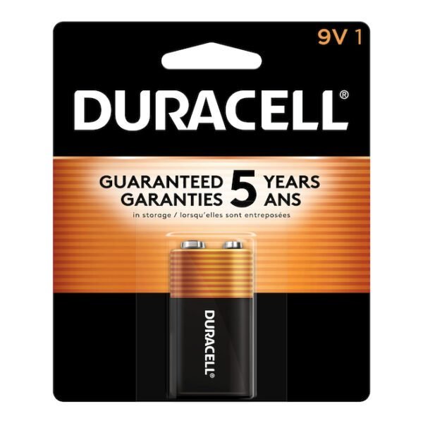 Duracell Coopertop 9V MN1604-1 Alkaline Battery - 1pack