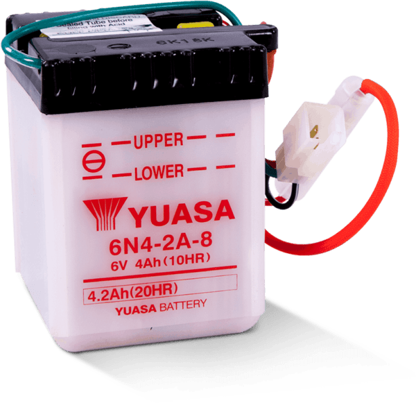 Yuasa 6N4-2A-8 Conventional Battery 6Volts