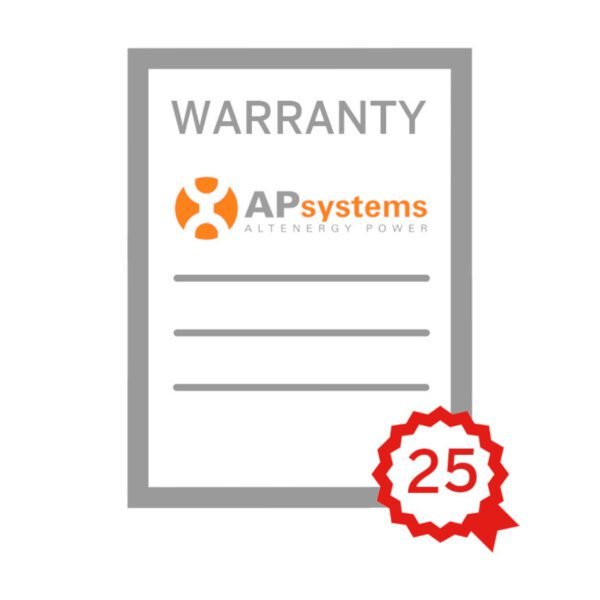 AP Systems APS-WAR-D25 AP Warranty Extension to 25 years MUST BE BOUGHT WITHIN 30 DAYS OF INSTALLATION