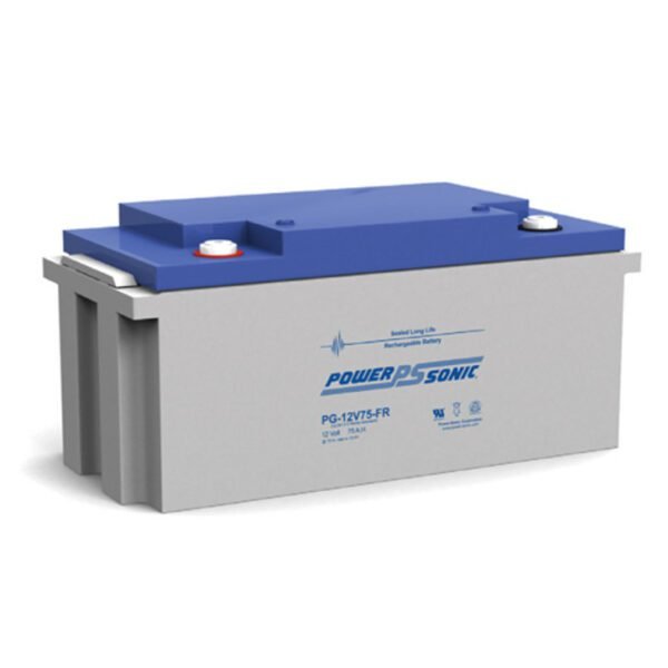 Power-Sonic PG-12V75FR, 12V 75Ah Sealed Lead Acid Battery (R Terminal) - Special Order Item