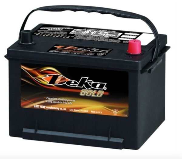 Deka 642/58R Pow-R-Surge Group 42/58R Gold Automotive battery, 580CCA, 85RC, 715CA