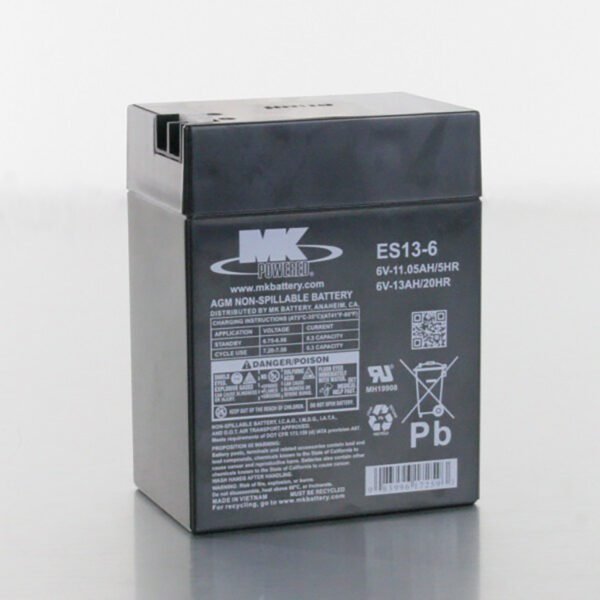 MK ES13-6 Battery 6v 13Ah Rechargeable Sealed Lead Acid