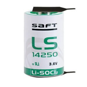 LS14250-2PF 1/2AA Saft  Lithium Battery w/2 single pins