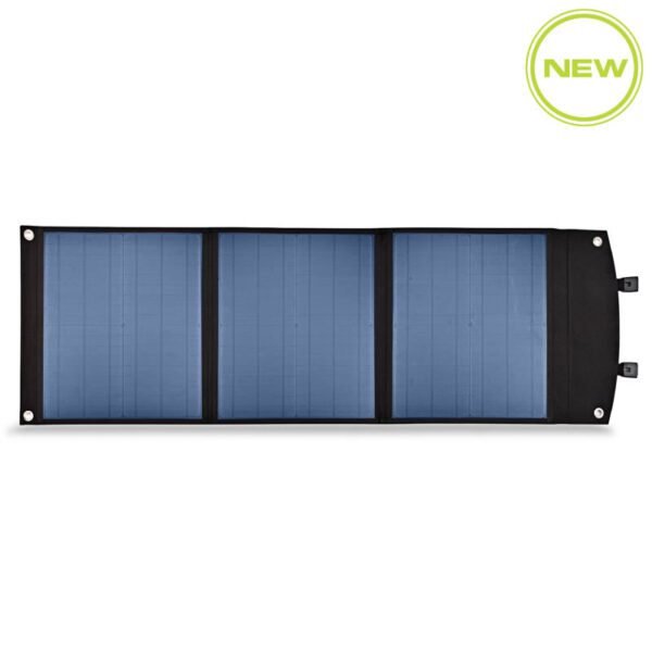 60W FOLDABLE SOLAR PANEL
3-panel Monocrystalline
4 outputs (DC, USB x2, USB-QC) + DC adapter tips"