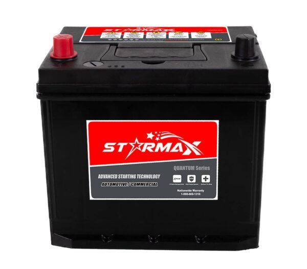 Starmax Quantum 25-700 Group 25 Auto/ Car/Truck Battery, 700CA, 550CCA, 100RC