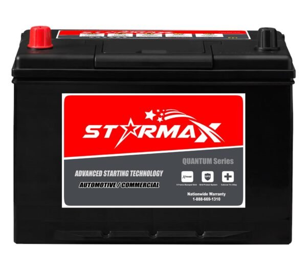 Starmax Quantum 27-1000 Group 27 Auto/ Car/Truck Battery, 1000CA, 800 CCA, RC180