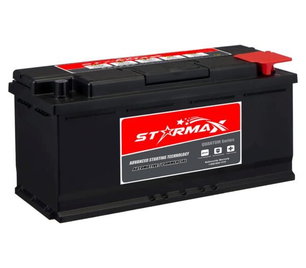 Starmax Quantum 95R-1000 Group AGM 95R Auto/Car/Truck Battery, 1000CA, 850CCA, 180RC