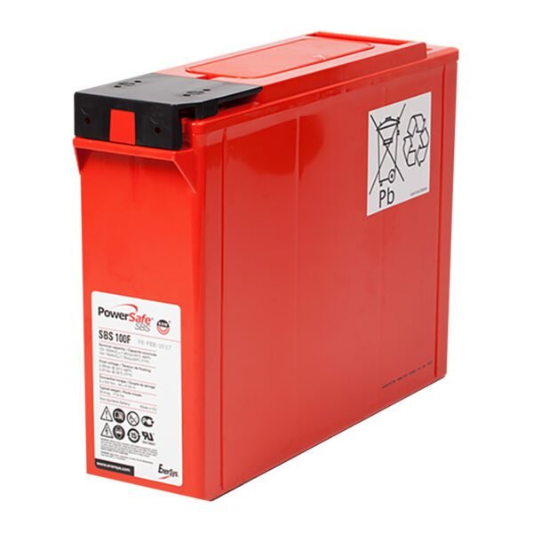 EnerSys PowerSafe SBS-100F Battery 12V 100Ah Front Terminal