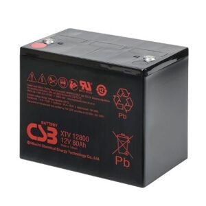 CSB XTV 12800 12V 80Ah Sealed Lead Acid Battery with I2/M6 Terminal