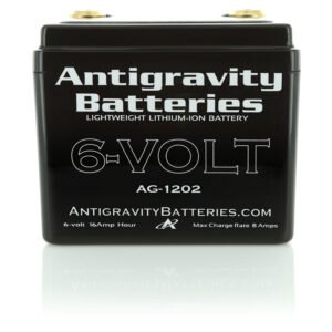 Antigravity AG-1202 Lithium 6V Battery Small Case 12-Cell  –  6 VOLT 240CA, 28Ah (Pb Eq) Universal fit Adhesive-backed foam included