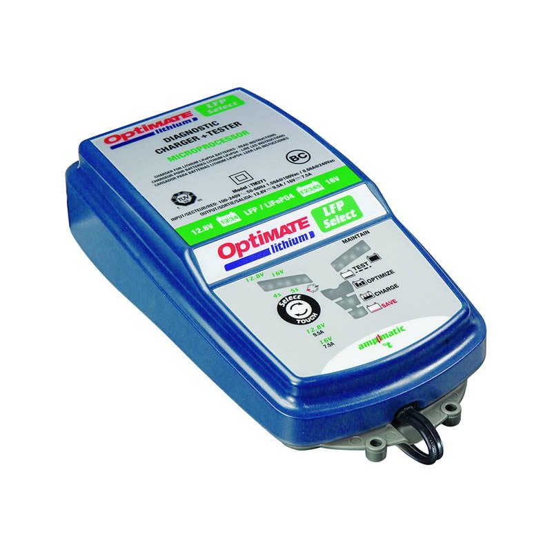 OPTIMATE TM-271
12/16-Volt Lithium Charger Tester Maintainer, 10-step program 1 OPTIMATE TM-271
12/16-Volt Lithium Charger Tester Maintainer, 10-step program