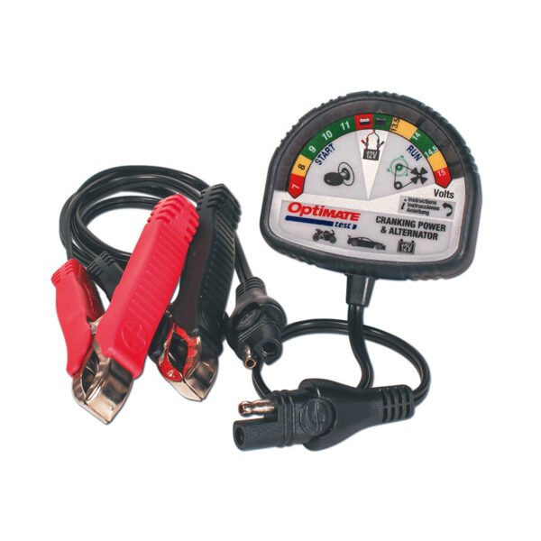 OPTIMATE TS-121
Tester for State of Charge, Cranking Power, Alternator Voltage