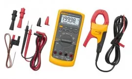 Fluke 87V/IMSK Industrial Multimeter Service Combo Kit with current clamp, 1000 V, 10 A