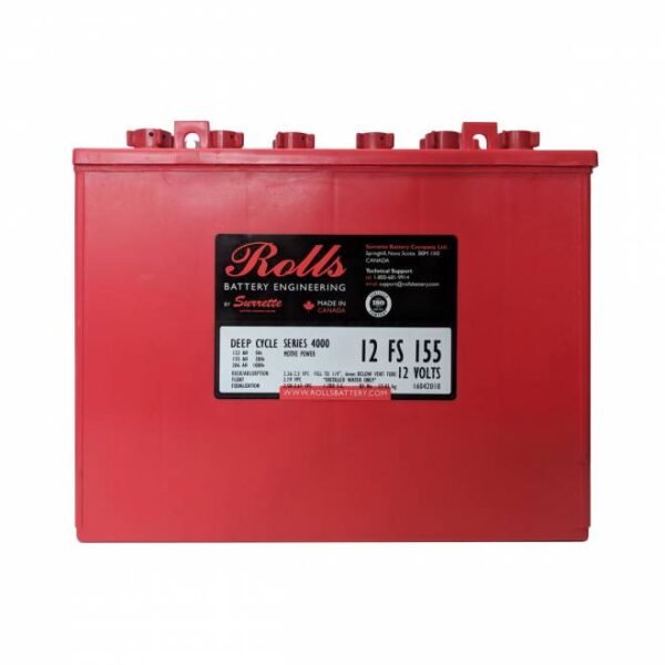 Rolls S12-GC 12V 136Ah Flooded Deep Cycle Battery – 12 Volts