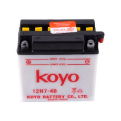 Energy Plus / TC / Koyo/Motocross/Poweroad 12N7-4B Flooded Motorcycle Battery – Dry (Without Acid) 1 Energy Plus / TC / Koyo/Motocross/Poweroad 12N7-4B Flooded Motorcycle Battery – Dry (Without Acid)