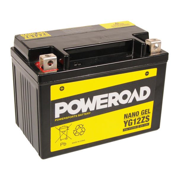 Koyo/Motocross/Poweroad YG12ZS (GEL) [YTZ12S] Motorcycle Battery ...