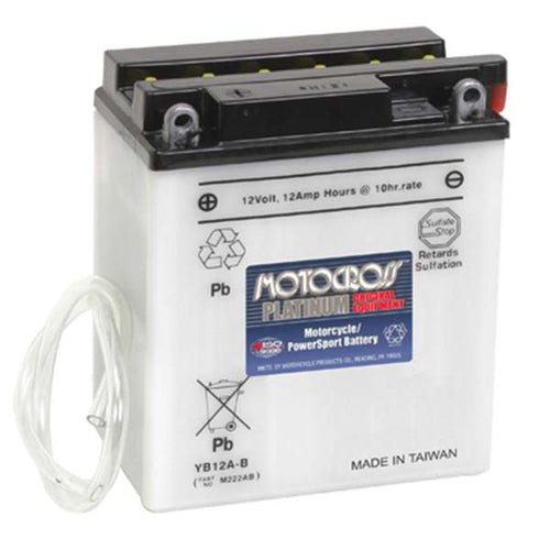 Energy Plus / TC / Koyo/Motocross/Poweroad YB12A-B Flooded Motorcycle Battery – Dry (Without Acid) 1 Energy Plus / TC / Koyo/Motocross/Poweroad YB12A-B Flooded Motorcycle Battery – Dry (Without Acid)