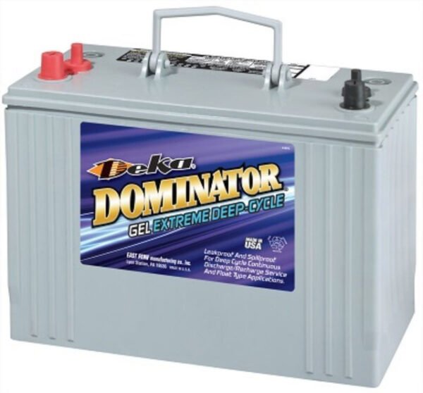 Deka 8G31 Group 31 12V 97.6Ah GEL Sealed Valve Regulated Battery, 640CCA, 180RC, 190CA