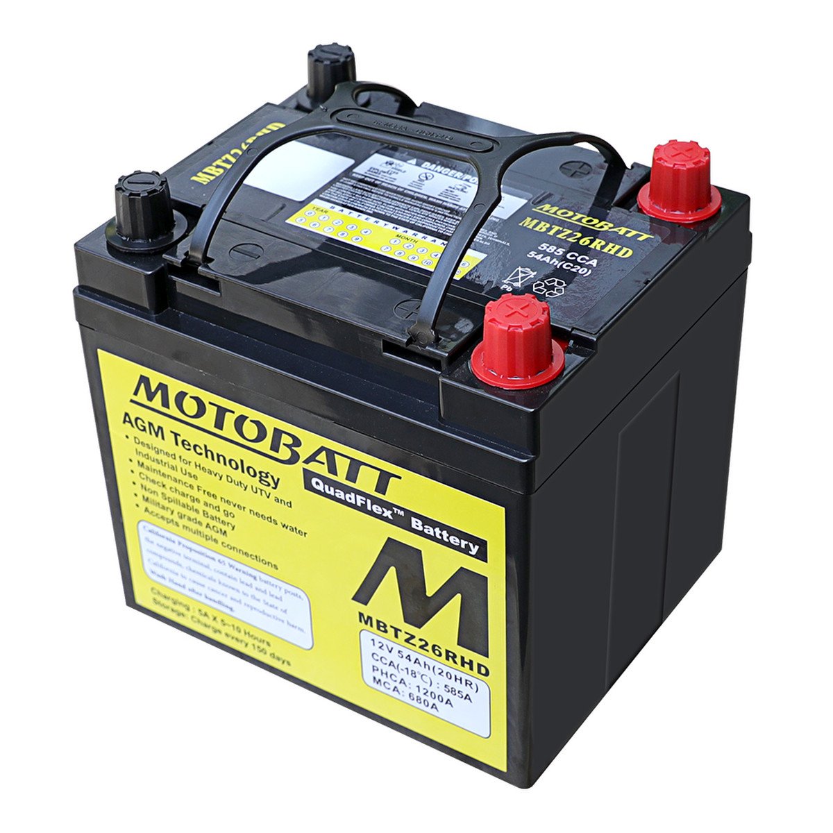 MBTZ26RHD Motobatt 12V AGM Battery-NEW! 1 MBTZ26RHD Motobatt 12V AGM Battery-NEW!