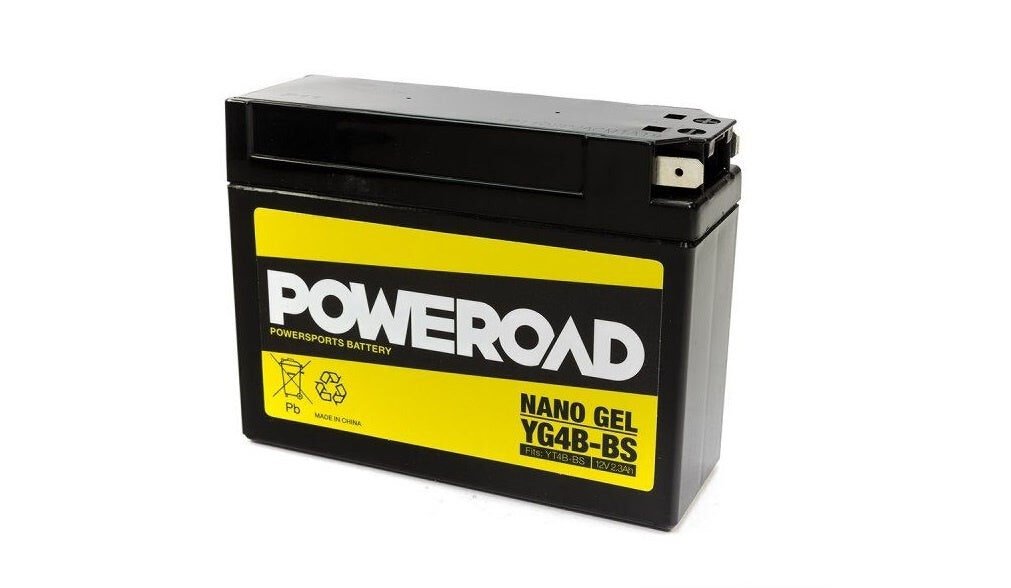 Koyo/Motocross/Poweroad YT4B-BS Motorcycle Battery - Battery Store