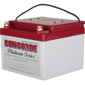 Concorde RG24-15 Platinum Series Sealed Lead Acid Aircraft Battery