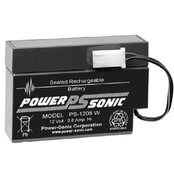 PowerSonic PS-1208 Battery 12V 0.8Ah VRLA