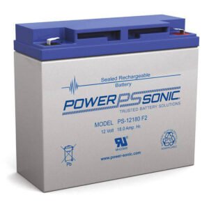 PowerSonic PS-12180 F2 Battery 12V 18Ah Sealed Rechargeable