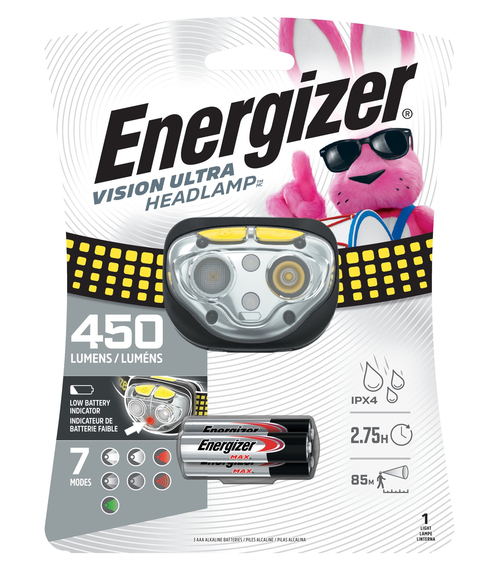Energizer HDE32E Vision Ultra HD LED Headlight + C3 1 Energizer HDE32E Vision Ultra HD LED Headlight + C3