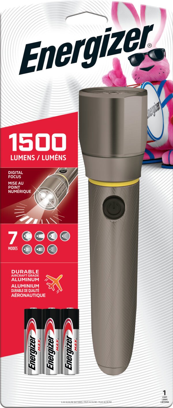 Energizer Performance Metal 1,500 Lumen Flashlight