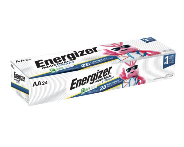 Energizer Industrial Lithium AA Batteries, Double A Energizer Industrial Lithium Batteries, 1 Pack