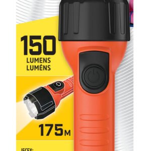 Energizer ENISHH21E Intrinsically Safe Handheld LED Flashlight, 150 Lumen, Waterproof, Impact Resistant LED Light For Industrial Use, Great Emergency Light, Batteries Included