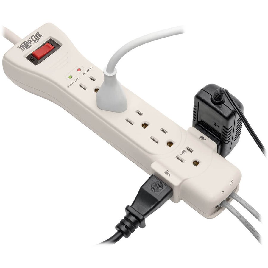 Tripp Lite Protect It! Seven-Outlet Surge Suppressor 2 Tripp Lite Protect It! Seven-Outlet Surge Suppressor - Image 2