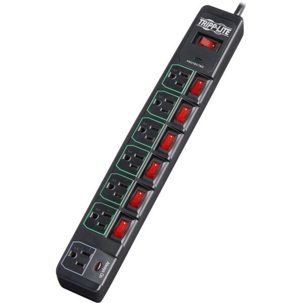 Tripp Lite by Eaton TLP76MSGB ECO-Surge 7-Outlet Surge Protector - Image 2