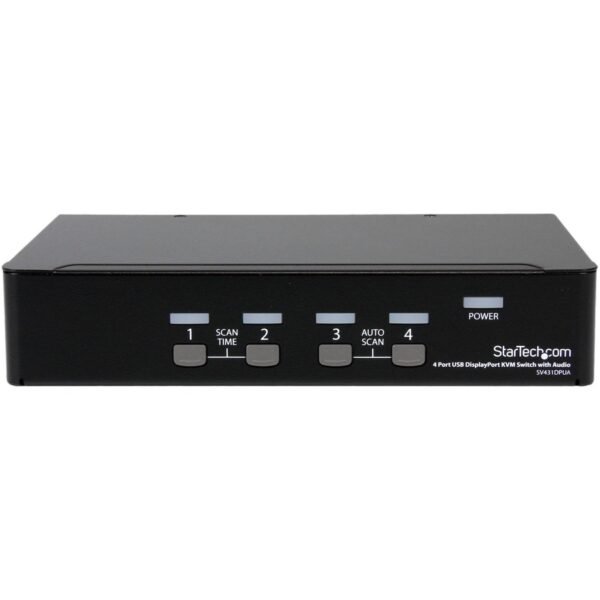 StarTech.com 4 Port USB DisplayPort KVM Switch with Audio - Image 3