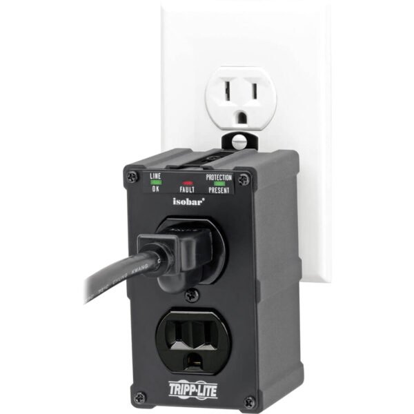 Tripp Lite Isobar ULTRABLOK Premium 2-Outlets Surge Suppressor - Image 4